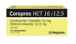 COROPRES HCT 16MG-12.5MG X 10COMP