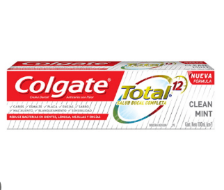 CREM DENT COLGATE TOTAL12 CLEAN MINT 100