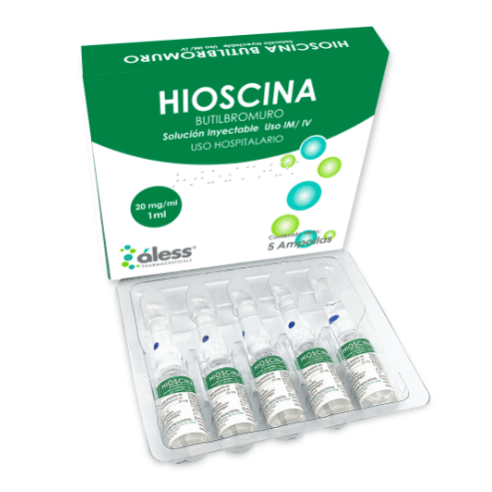 HIOSCINA BUTILBROMURO 20MG/1ML 1AMP ALES