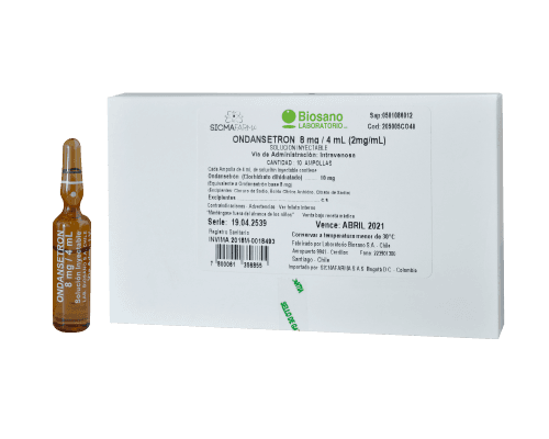 ONDASENTRON INY 8MG X 4ML X 1AMP I.V BIO