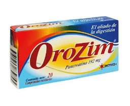 OROZIM 192 MG X 20 COMPRIMIDOS