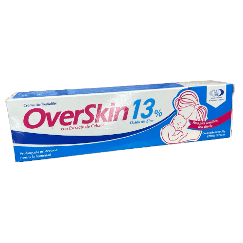 OVERSKIN 13% CREMA P/PAÑALITIS 50GR