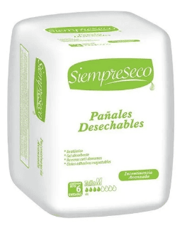 PAÑALES SIMPRE SECO BASICO TALLA M X6UN