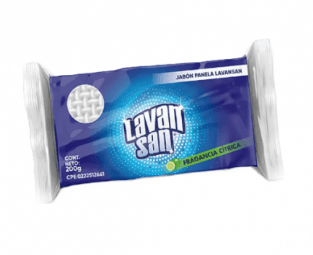 PANELA DE JABON AZUL 200GRS LAVANSAN