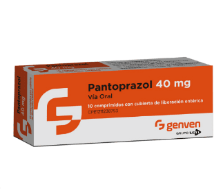 PANTOPRAZOL 40MG X 10 COMP GENVEN