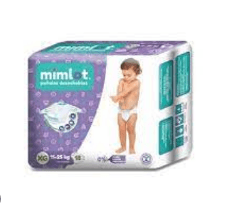 PAÑAL MIMLOT TALLA XG  X  18UNID