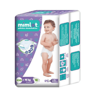 PAÑAL MIMLOT TALLA XXG X18UNI