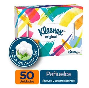 PAÑUELOS KLEENEX ORIGINAL 50UNDS