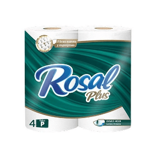 PAPEL ROSAL PLUS X 4R 215 HOJAS