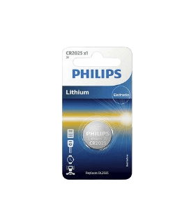 PILA PHILIPS ALKALINE CR2025 X 1 UND