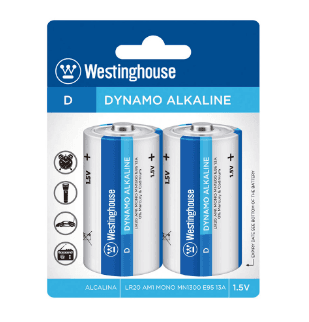 PILAS DYNAMO ALKALINE D  X2U