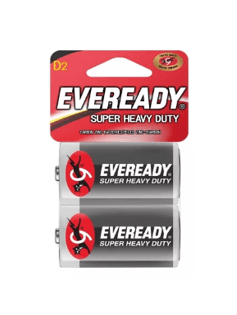 PILAS SUPER HEAV DUTY-CARBON-ZINC D X2