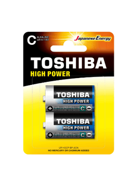 PILAS TOSHIBA ALKALINAS C X 2UND