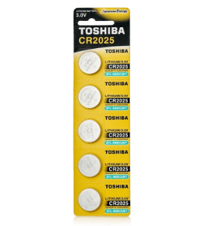 PILAS TOSHIBA LITHIUM CR2025 3V X 1UND