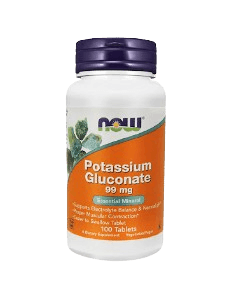 POTASSIUM GLUCONATE 99MG X 100TAB NOW