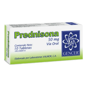 PREDNISONA 50MG X 10 TAB