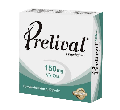 PRELIVAL 150MG X 20 CAP