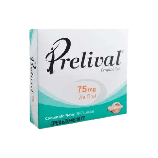 PRELIVAL 75MG X 20 CAP