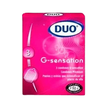 PRESERVATIVO DUO G-SENSATION X 3 UNID