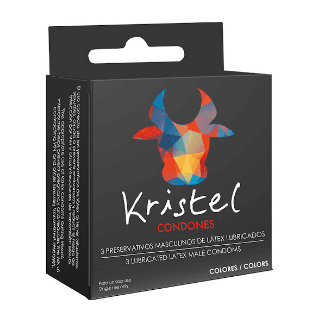PRESERVATIVO KRISTEL COLORES X 3UNID