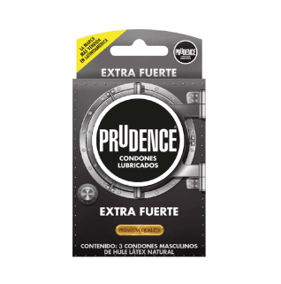 PRESERVATIVO PRUDENCE EXTRA FUERTE X3
