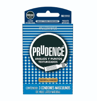 PRESERVATIVO PRUDENCE TEXTURIZADOS X3