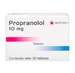 PROPRANOLOL 10MG X 20TAB BIOTECH