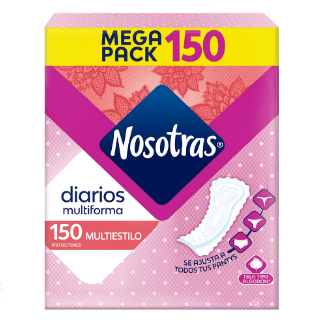 PROT NOSOTRAS DIARIOS MULTIESTILO 150UND