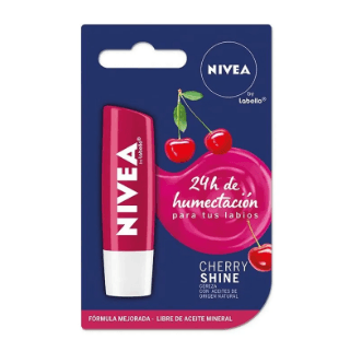 PROTEC. LABIAL NIVEA CHERRY SHINE 4,8GR