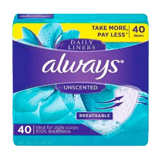 PROTECTORES DIARIOS ALWAYS S/PERF X 40UN