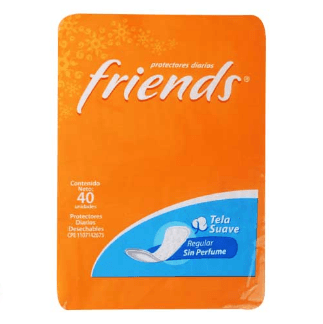 PROTECTORES DIARIOS FRIENDS REGULAR X 40