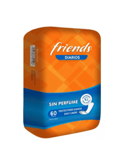 PROTECTORES DIARIOS FRIENDS REGULAR X 60