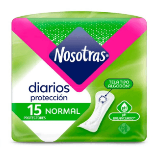 PROTECTORES DIARIOS NOSOTRAS NORMAL X 15