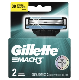 REPUESTO GILLETE MACH3 X 2 UND