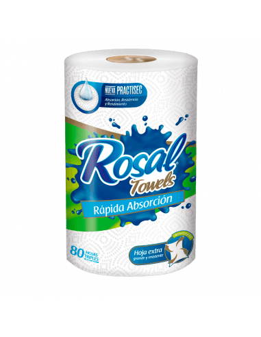 ROSAL TOWELS TOALLIN MULTIUSOS 80 HOJAS