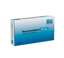 ROSUVASTATINA 40MG X 10 TAB