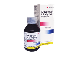 DIAGESIC 1.8MG/ML 120ML SUSPENSION