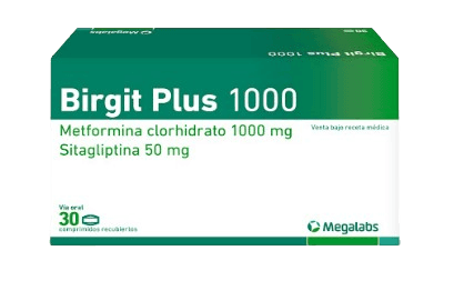 BIRGIT PLUS 50MG-1000MG X30 COMP