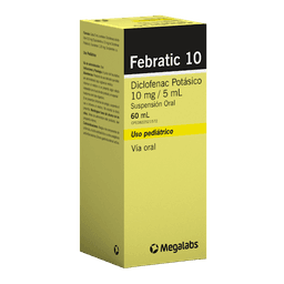 FEBRATIC 10MG/5ML X 60ML SUSP PED