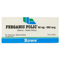 FERGANIC FOLIC MAST X 30 COMP