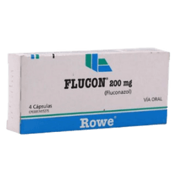 FLUCON 200 MG X 4 CAPS