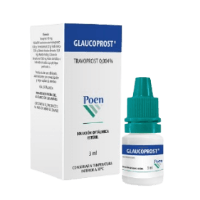 GLAUCOPROST 0,004% SOL OFT X 3ML