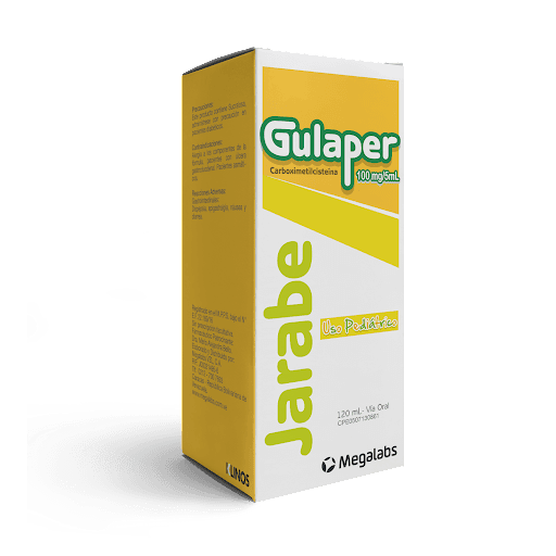 GULAPER 100MG/5ML PEDIATRICO 120ML