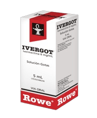 IVERGOT 6MG X 5 ML GOT IVERMECTINA