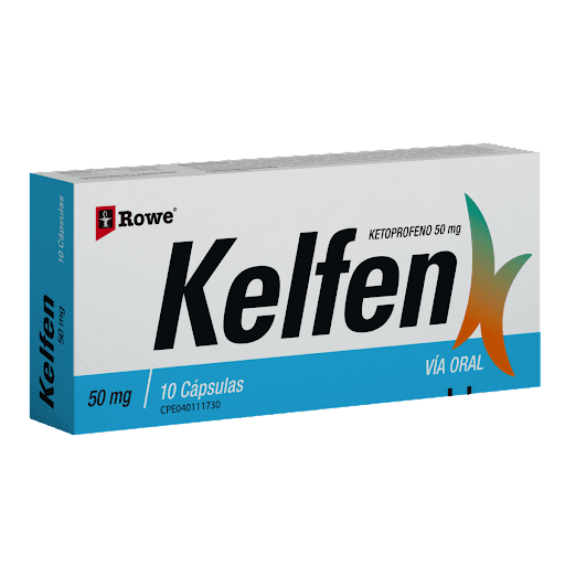 KELFEN 50 MG X 10 CAPS