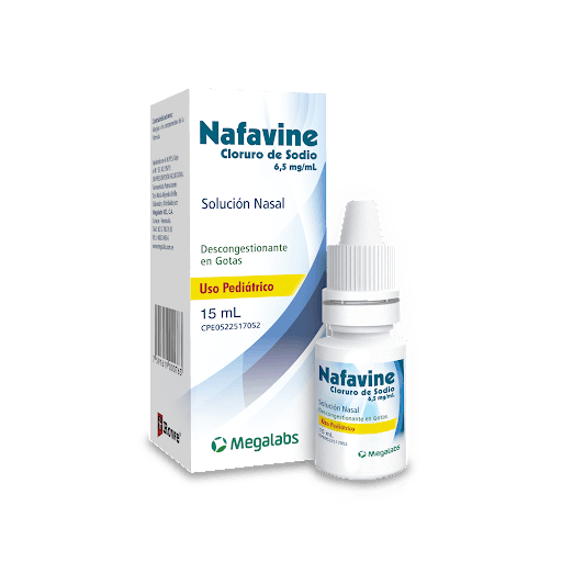 NAFAVINE 6,5MG/ML SOL NASAL PED X 15ML