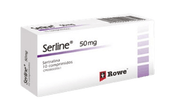 SERLINE 50 MG X 10 COMP