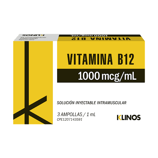 VITAMINA B12 1 ML X 3 AMP