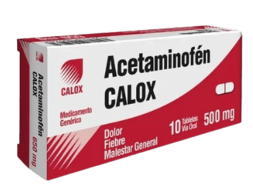 ACETAMINOFEN 500MG X 10 TAB (CALOX)