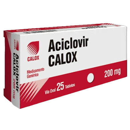 ACICLOVIR 200MG X 25  (CALOX)
